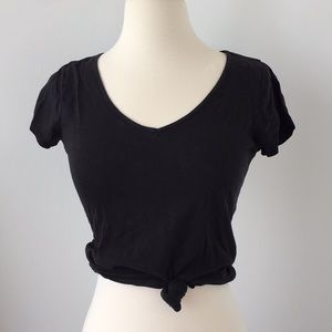 Free w/ purchase! black v neck t-shirt XS